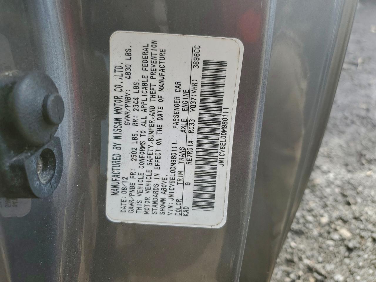 2013 INFINITI G37 photo 34