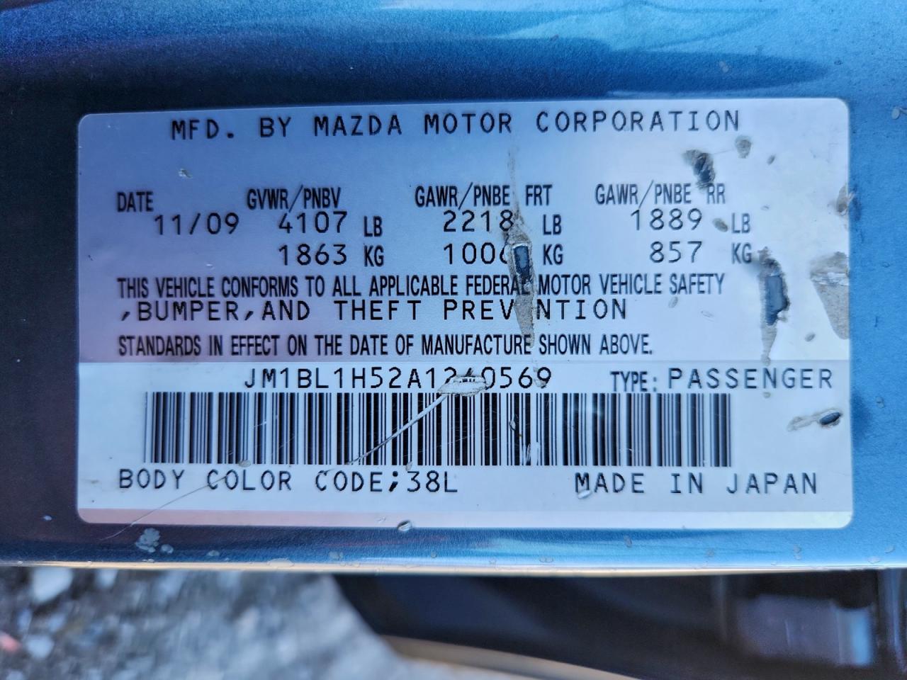 2010 MAZDA 3 S photo 13