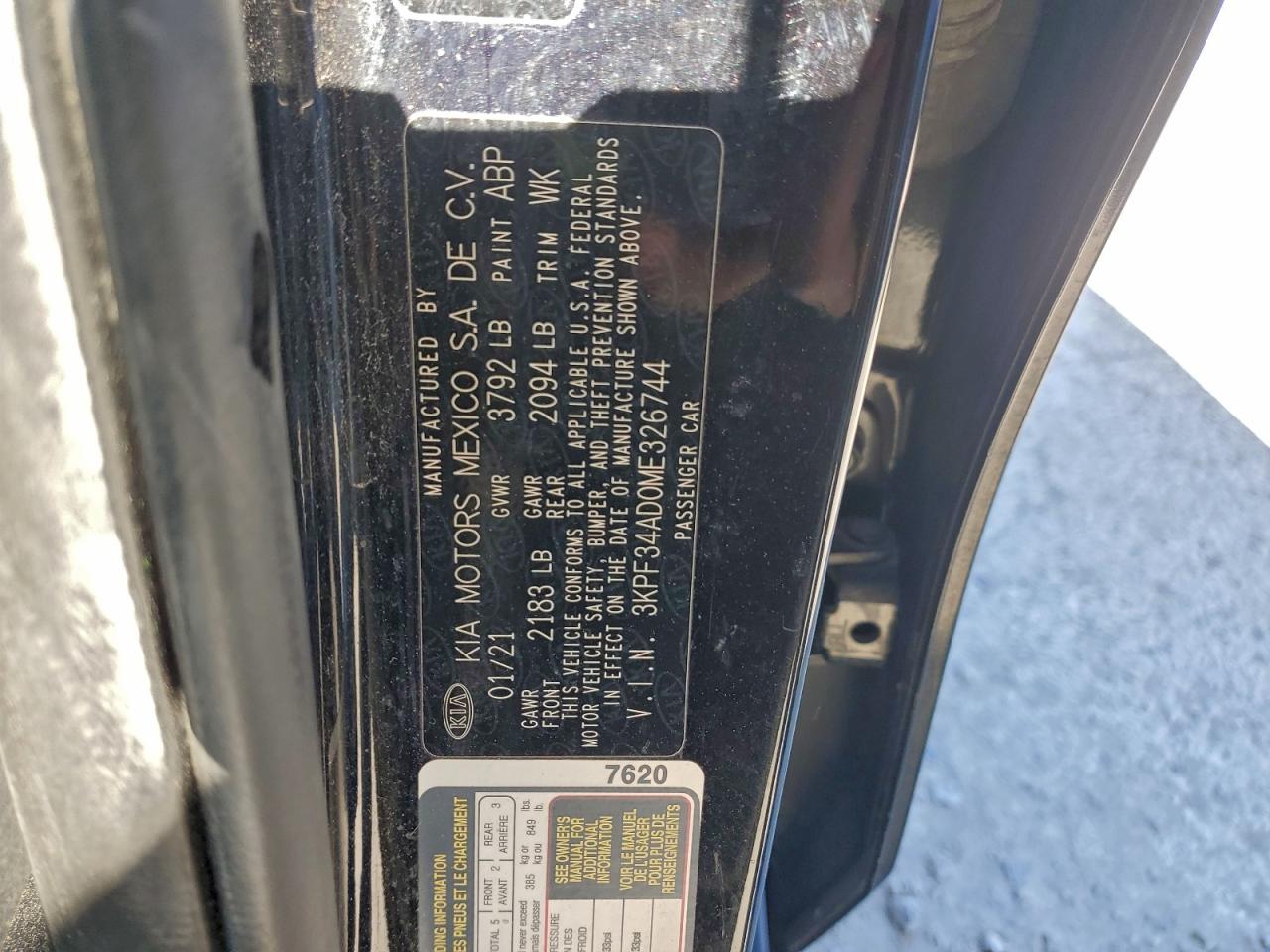 2021 KIA FORTE photo 12