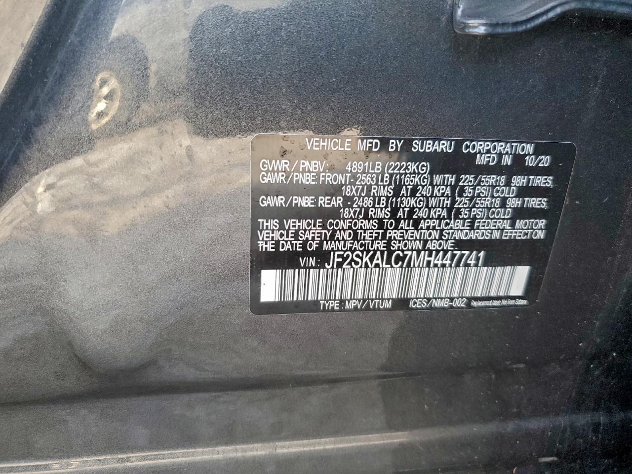 2021 SUBARU FORESTER SPORT photo 23