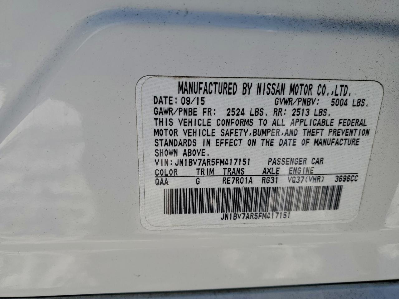 2015 INFINITI Q50 BASE photo 23
