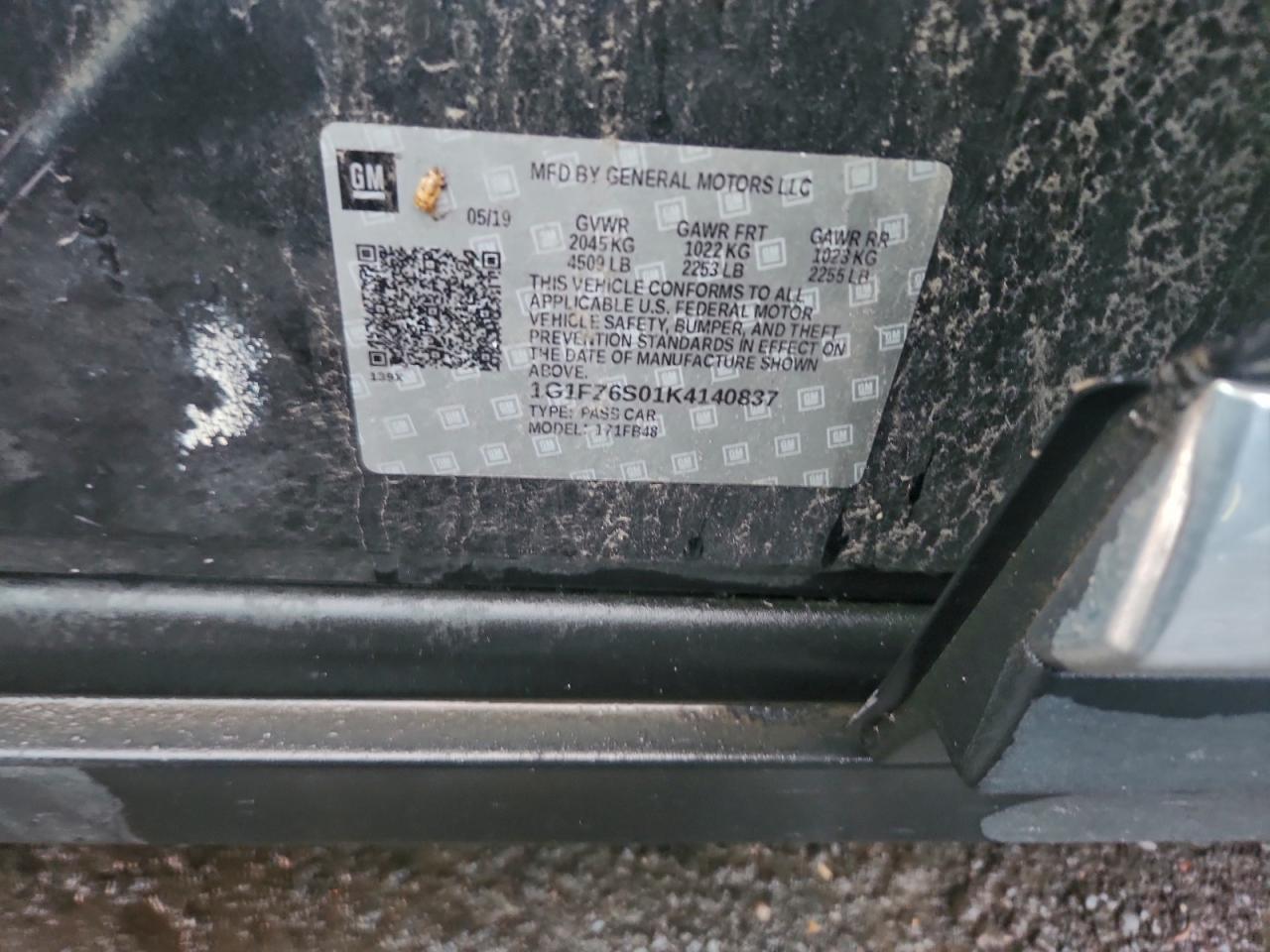 2019 CHEVROLET BOLT EV PREMIER photo 13