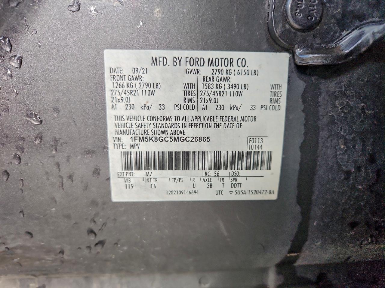 2021 FORD EXPLORER ST photo 27