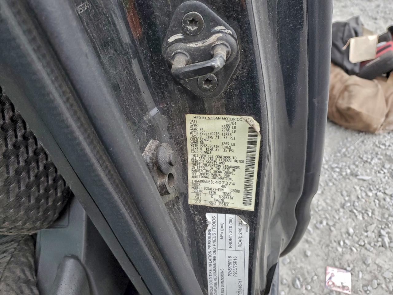 2005 NISSAN FRONTIER KING CAB LE photo 23