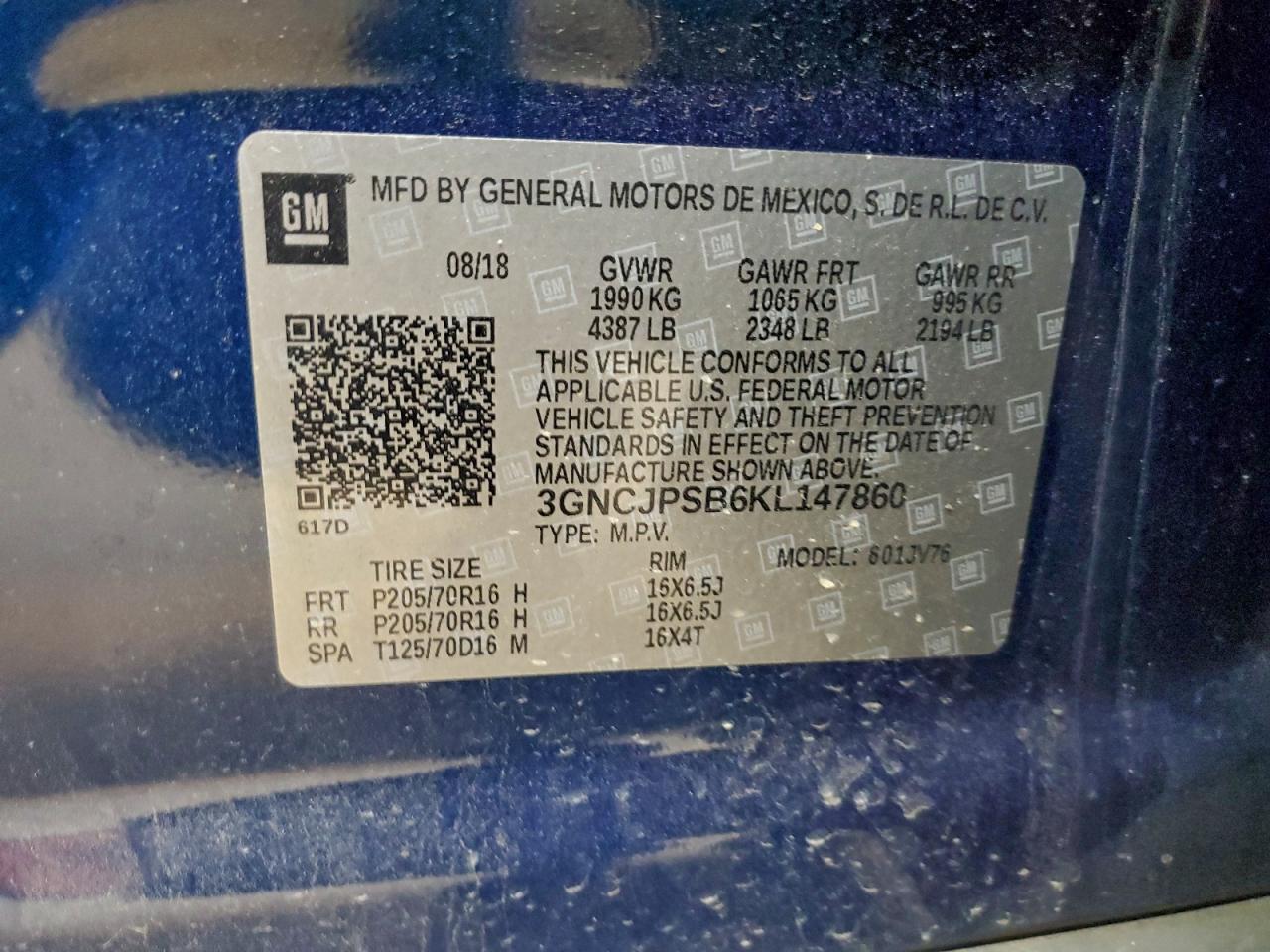 2019 CHEVROLET TRAX 1LT photo 23