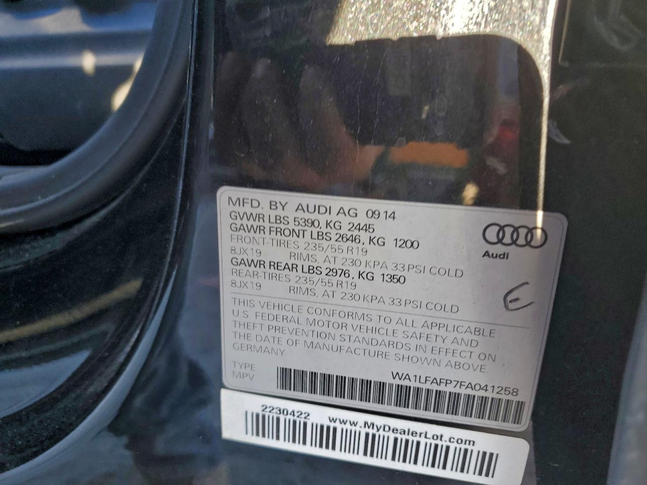 2015 AUDI Q5 PREMIUM PLUS photo 25