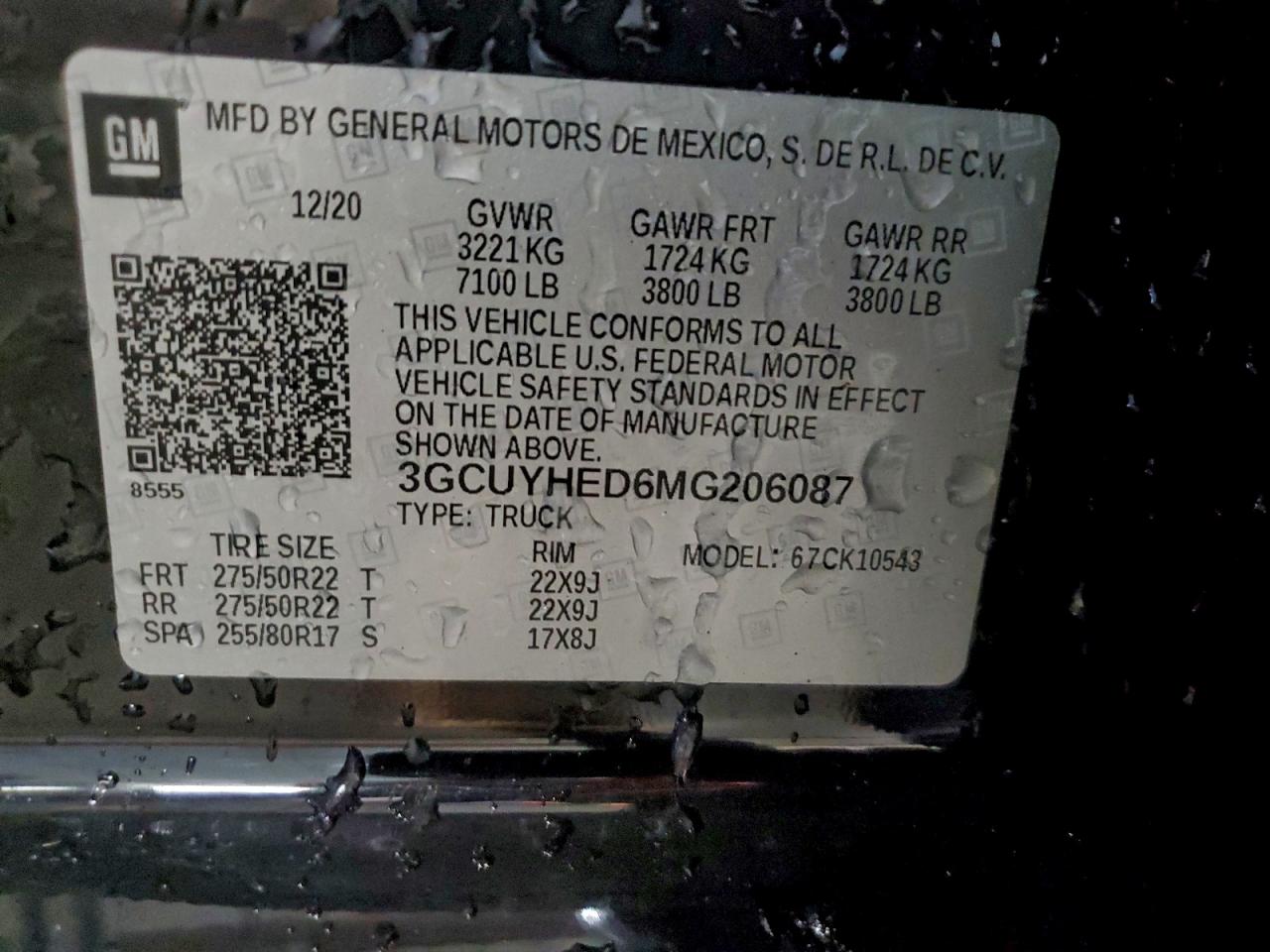 2021 CHEVROLET SILVERADO K1500 HIGH COUNTRY photo 34