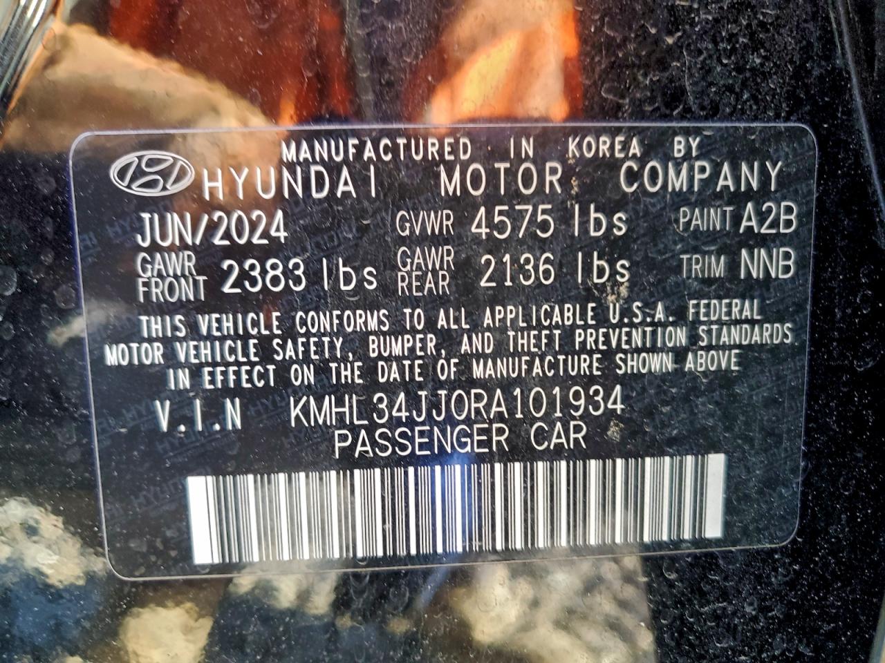 2024 HYUNDAI SONATA HYBRID photo 13