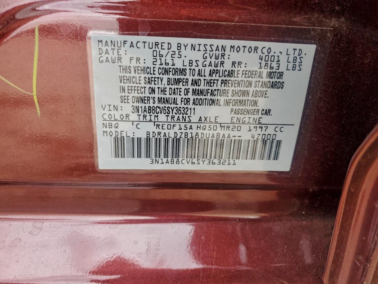 2025 NISSAN SENTRA SV photo 23