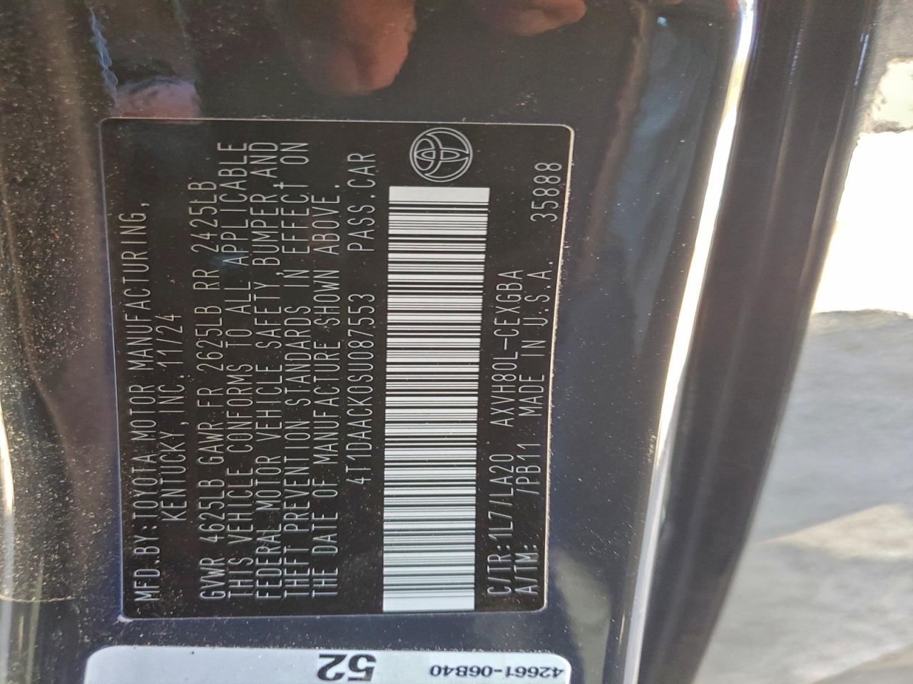 2025 TOYOTA CAMRY XSE photo 23