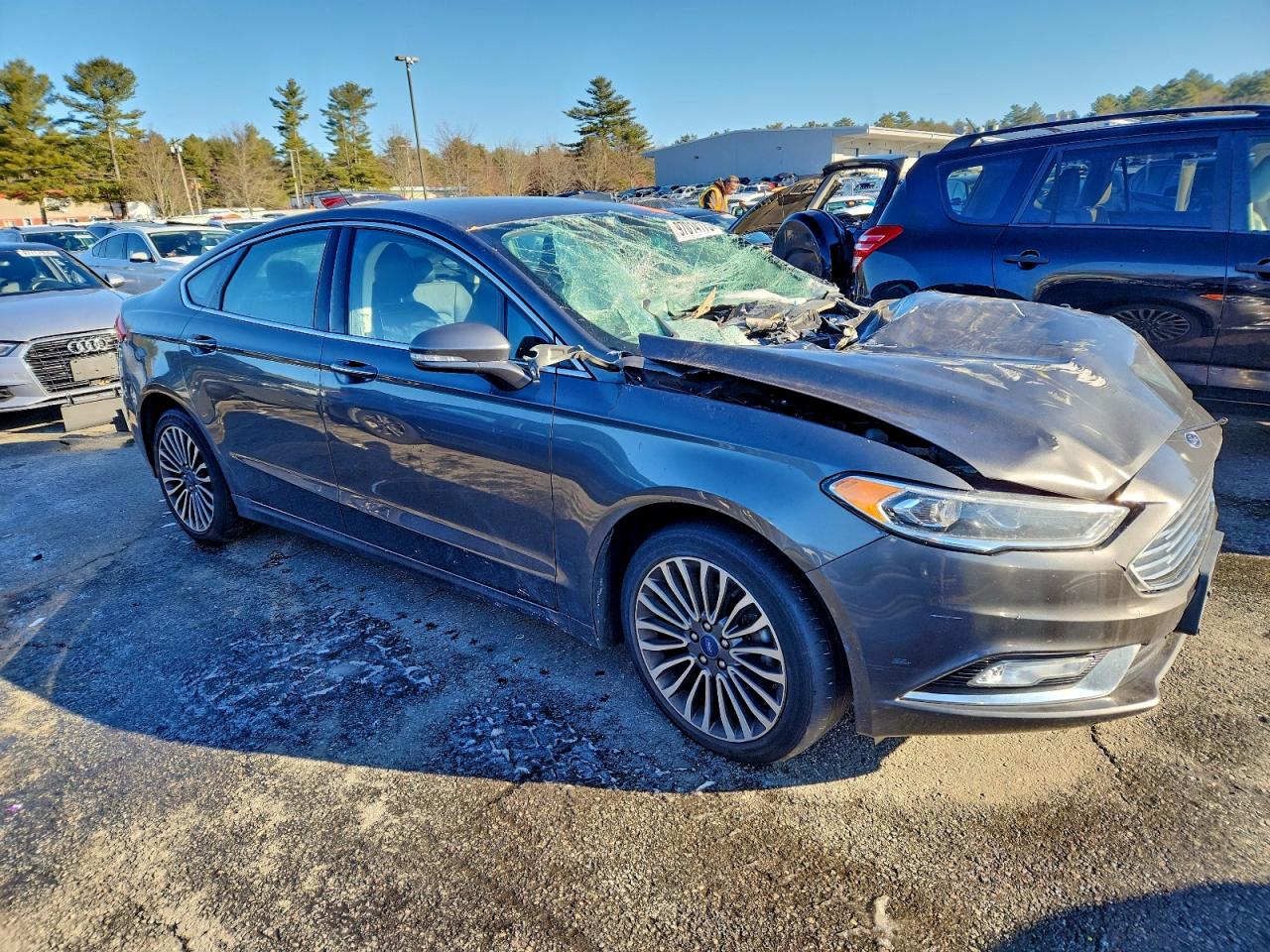2017 FORD FUSION SE photo 4