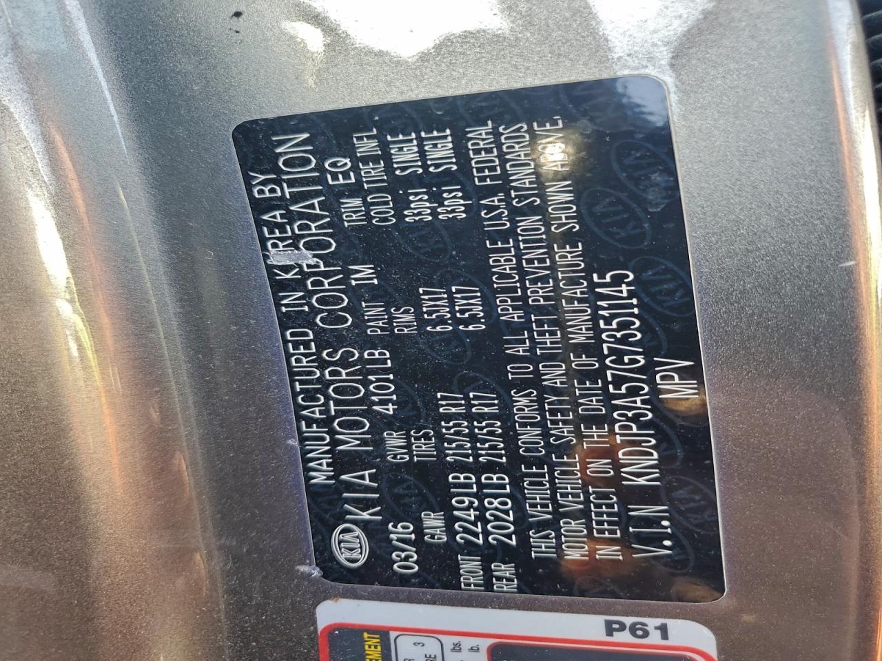 2016 KIA SOUL + photo 14