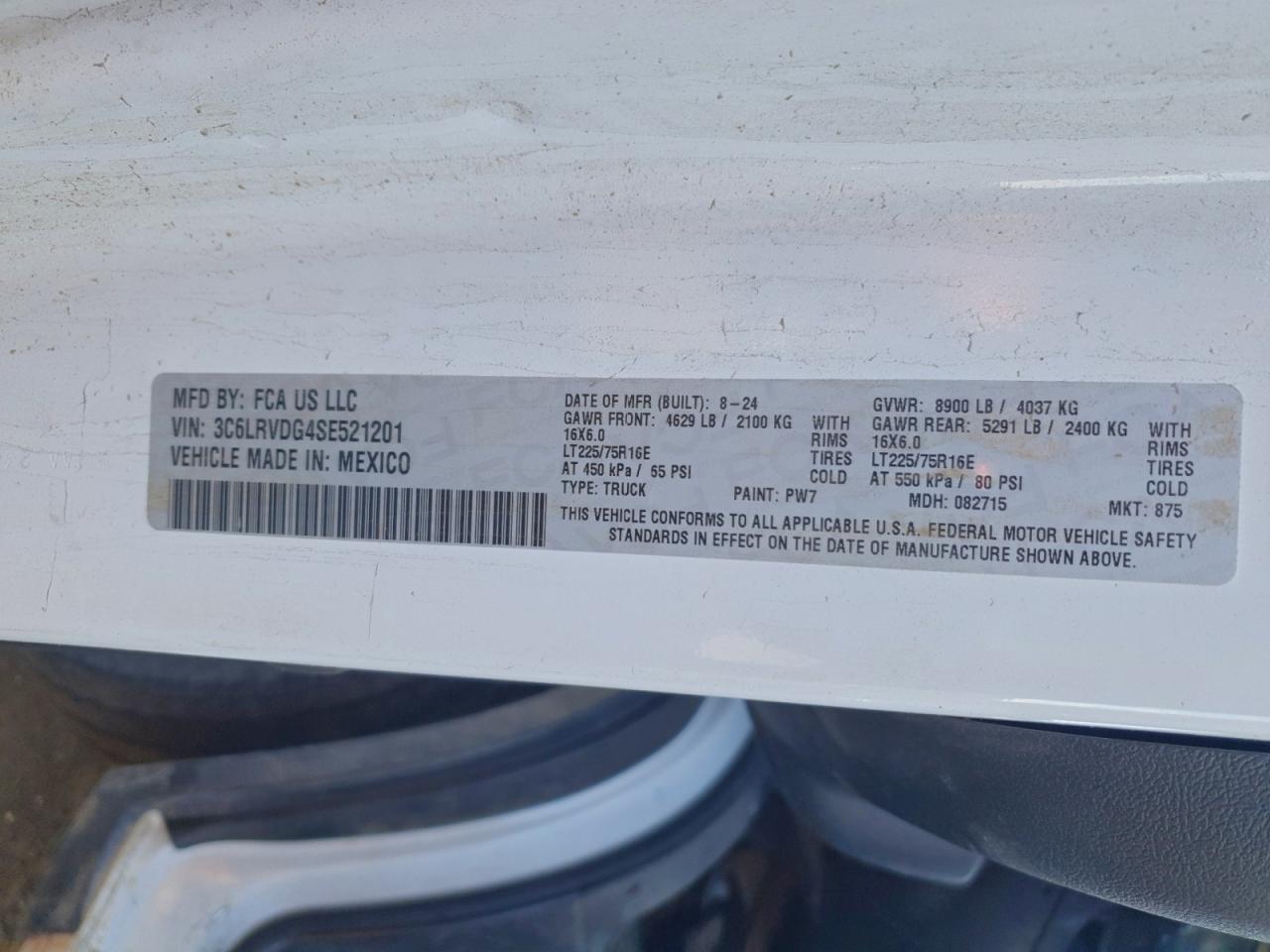 2025 RAM PROMASTER 2500 DELIVERY VAN photo 25