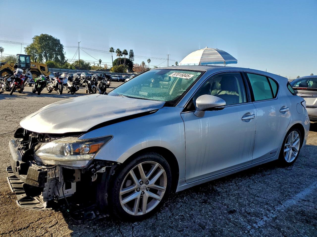 2016 LEXUS CT 200 — FRONT END damage — photo 1
