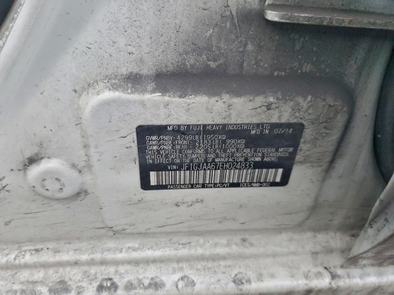 2014 SUBARU IMPREZA photo 12