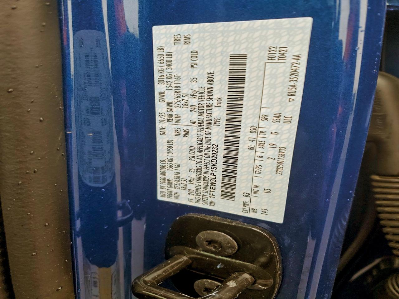 2025 FORD F150 XLT photo 12