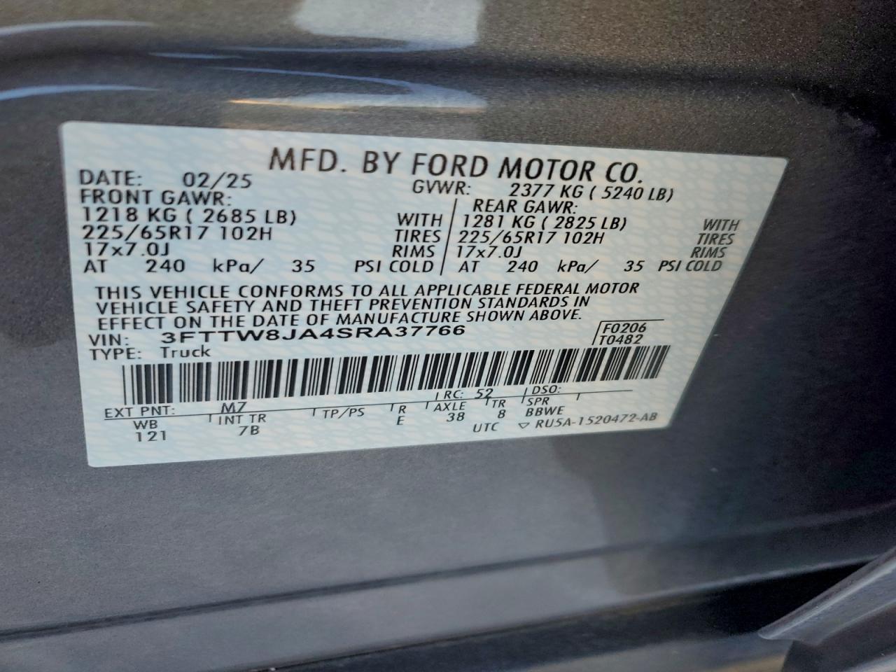 2025 FORD MAVERICK XLT photo 13