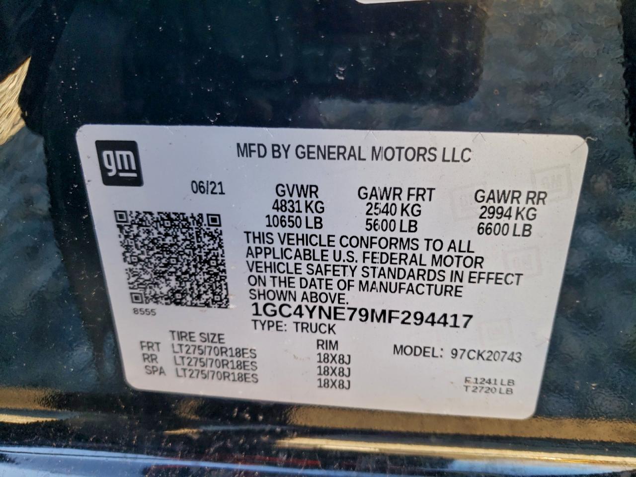 2021 CHEVROLET SILVERADO K2500 HEAVY DUTY LT photo 13