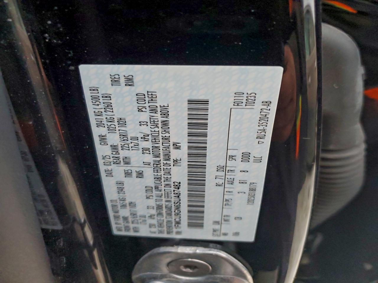 2025 FORD ESCAPE ACTIVE photo 14