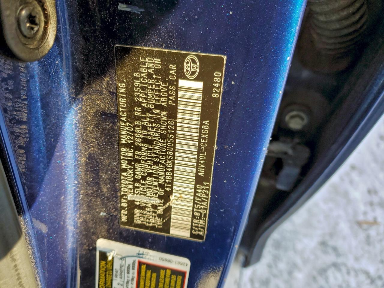 2008 TOYOTA CAMRY HYBRID photo 34