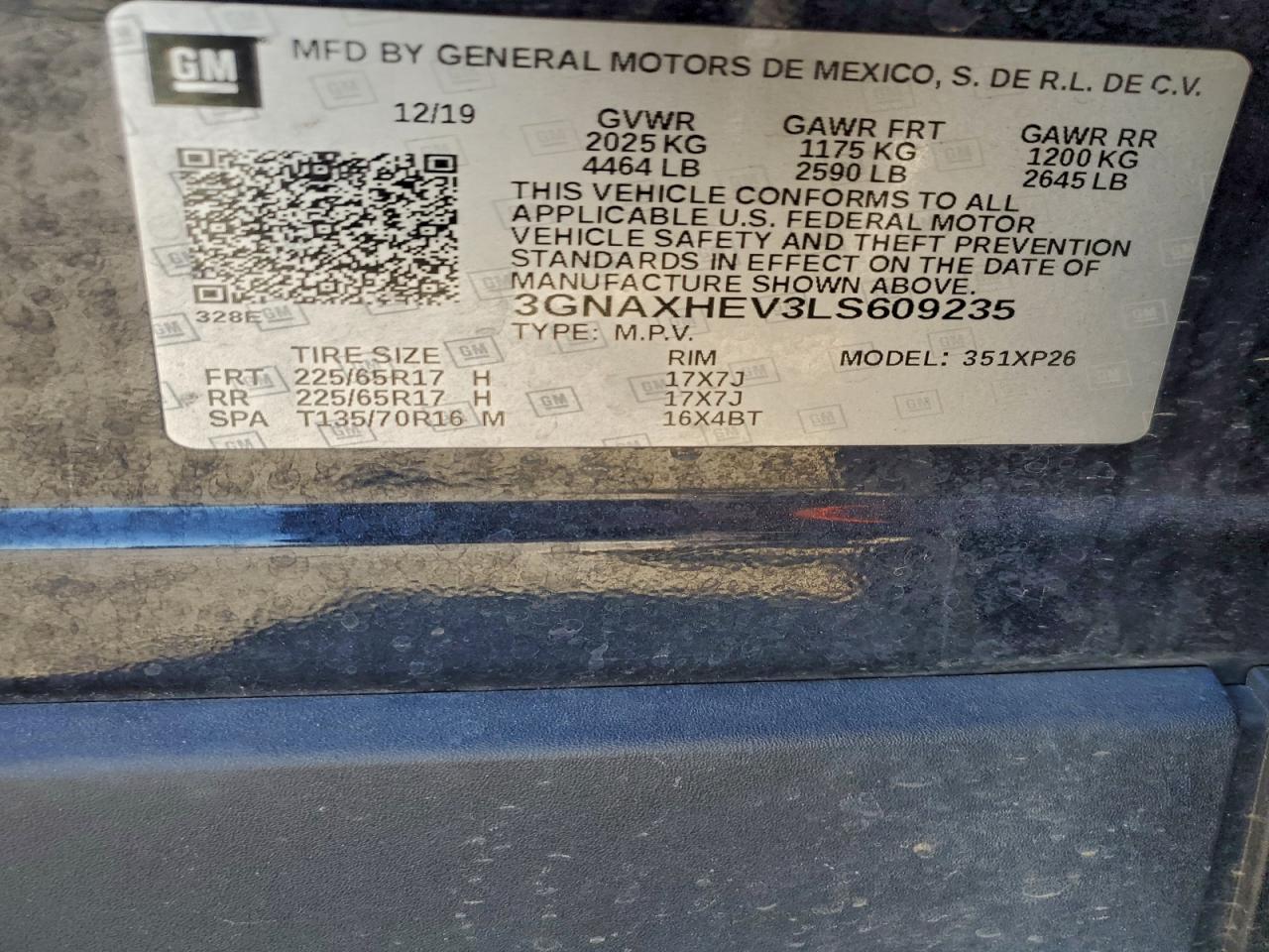 2020 CHEVROLET EQUINOX LS photo 23