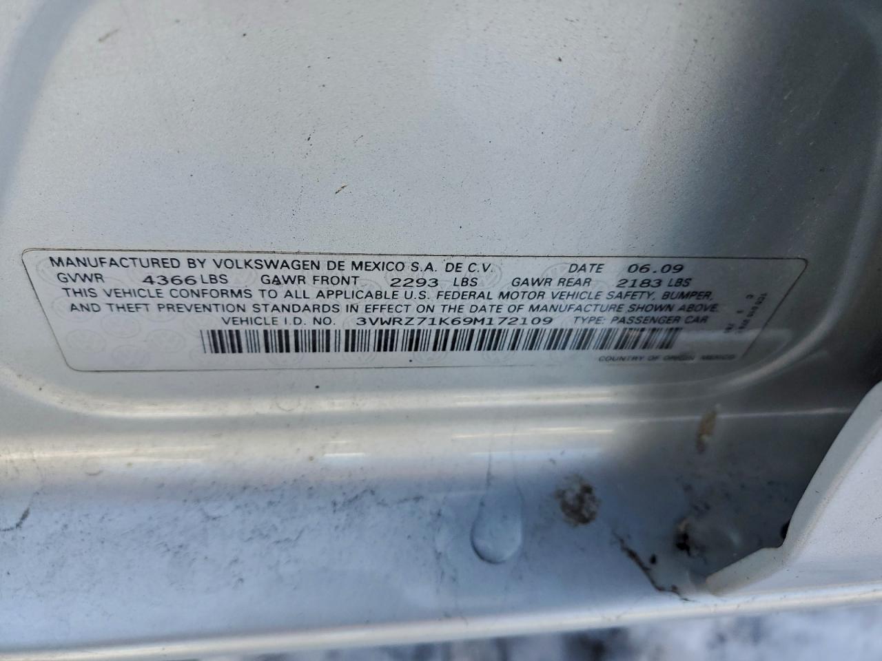 2009 VOLKSWAGEN JETTA SE photo 12
