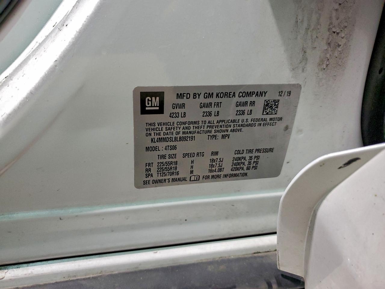 2020 BUICK ENCORE GX SELECT photo 13