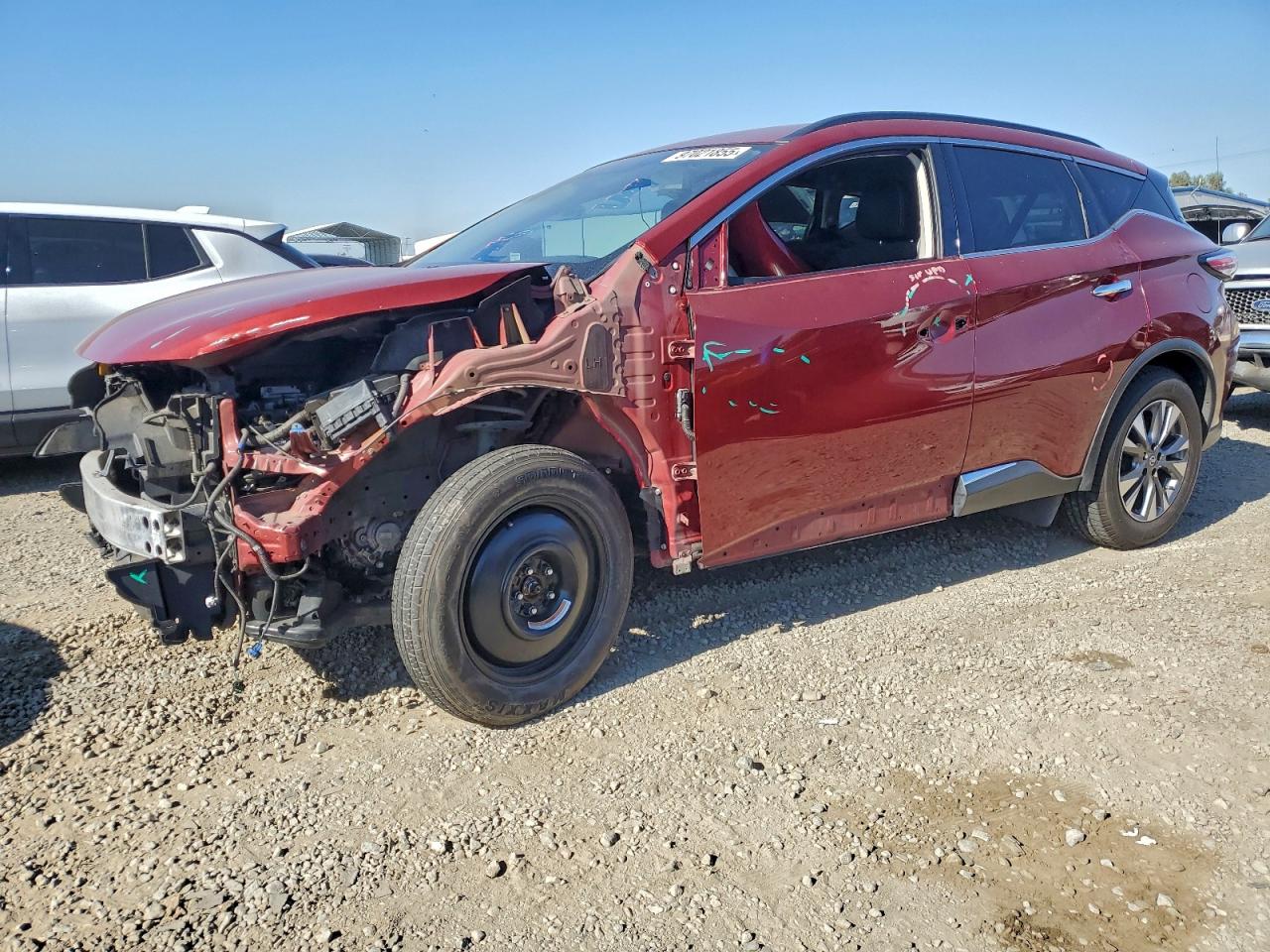2018 NISSAN MURANO S — FRONT END damage — photo 1