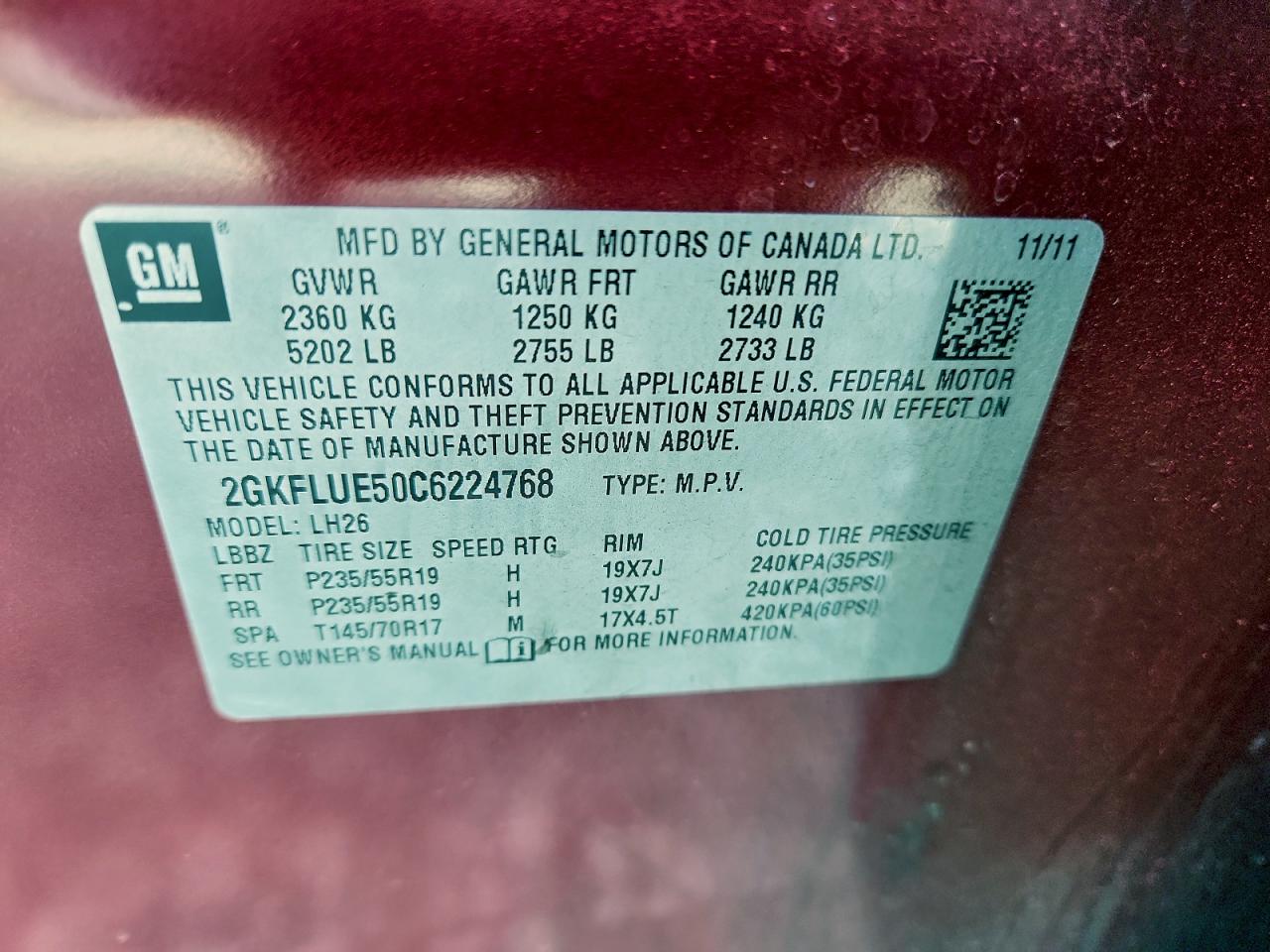 2012 GMC TERRAIN SLT photo 14