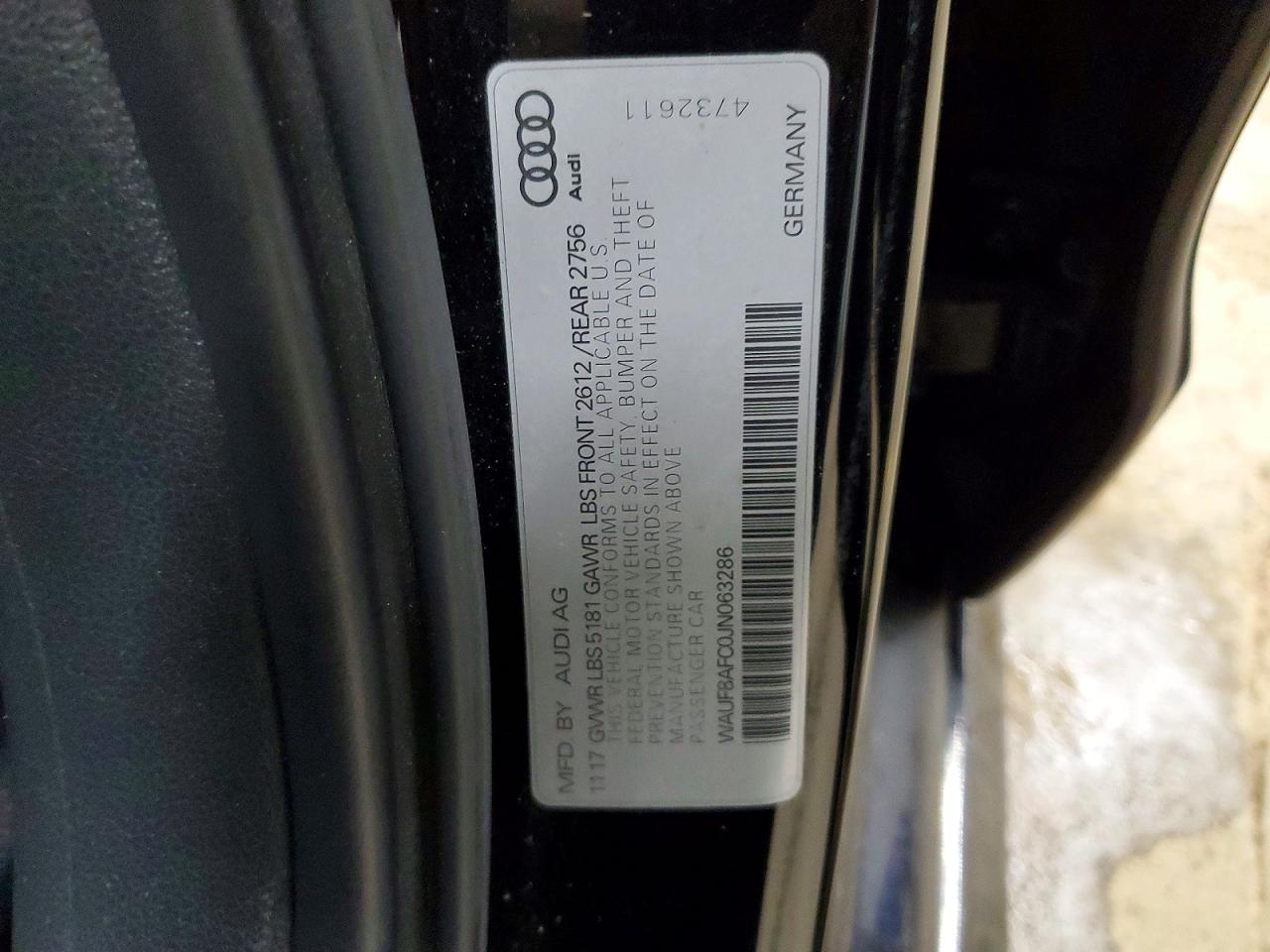 2018 AUDI A6 PREMIUM photo 23