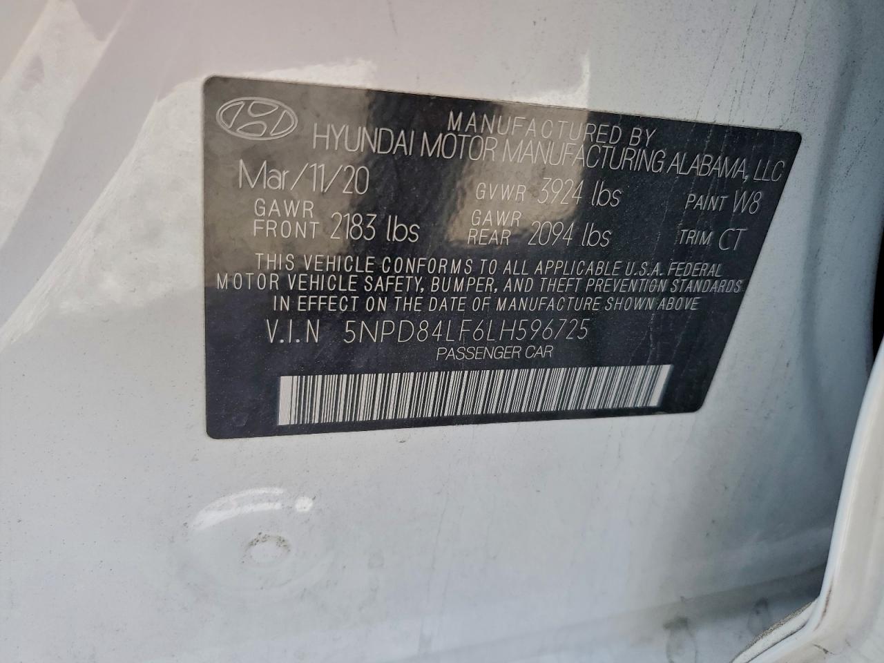 2020 HYUNDAI ELANTRA SEL photo 37