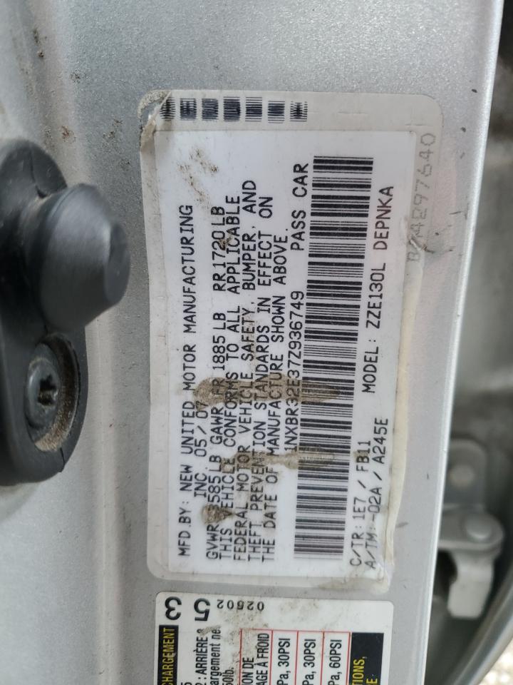 2007 TOYOTA COROLLA LE photo 12