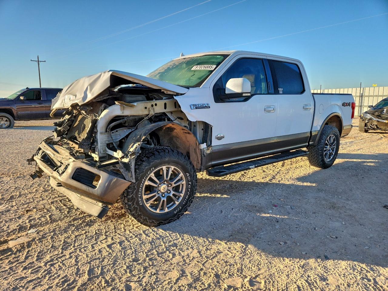 2020 FORD F 150 — FRONT END damage — photo 1