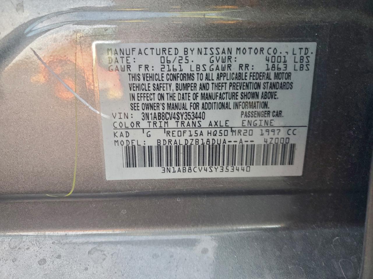 2025 NISSAN SENTRA SV photo 12