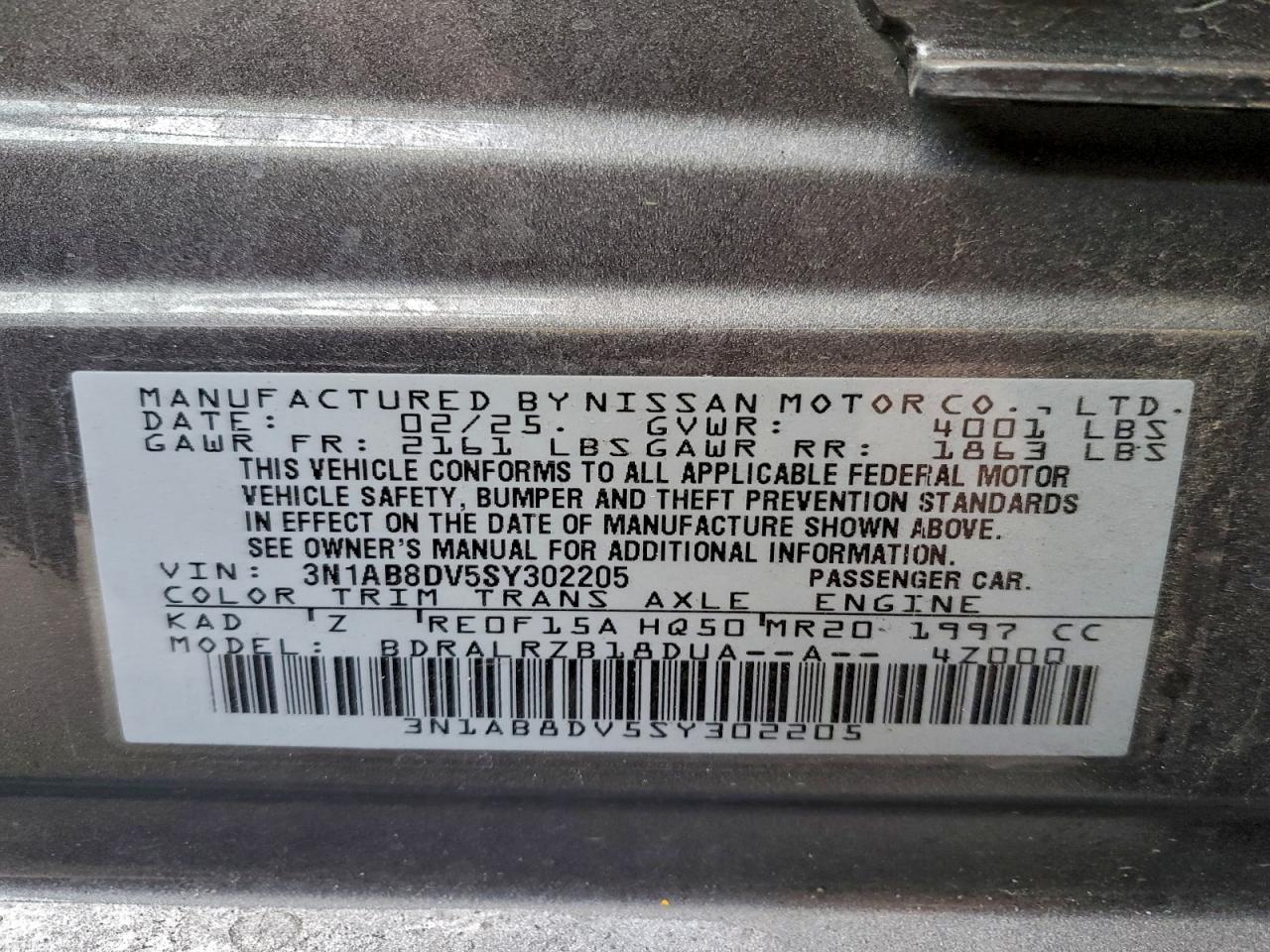 2025 NISSAN SENTRA SR photo 12