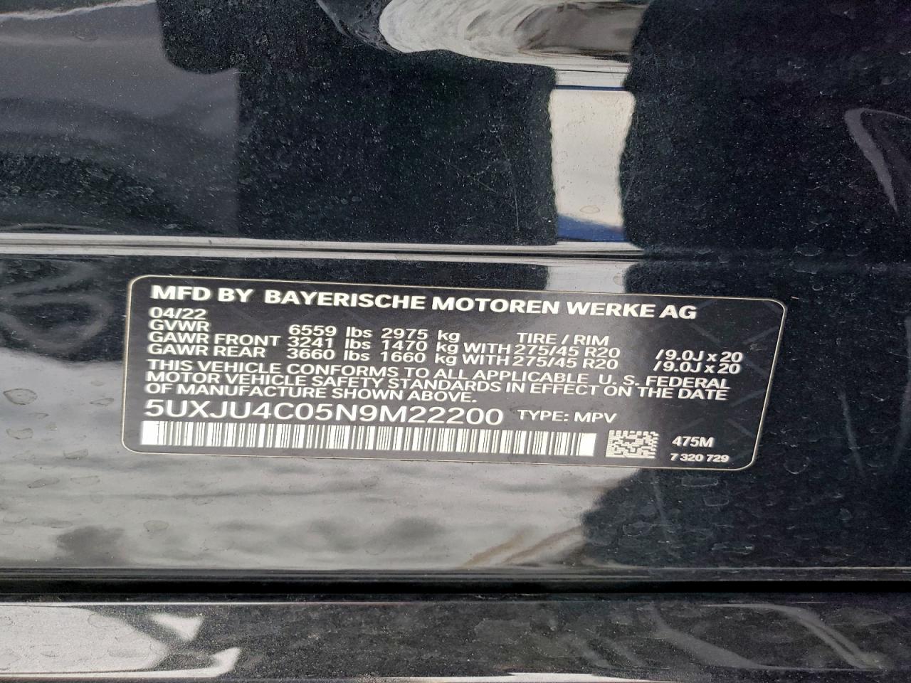2022 BMW X5 M50I photo 25