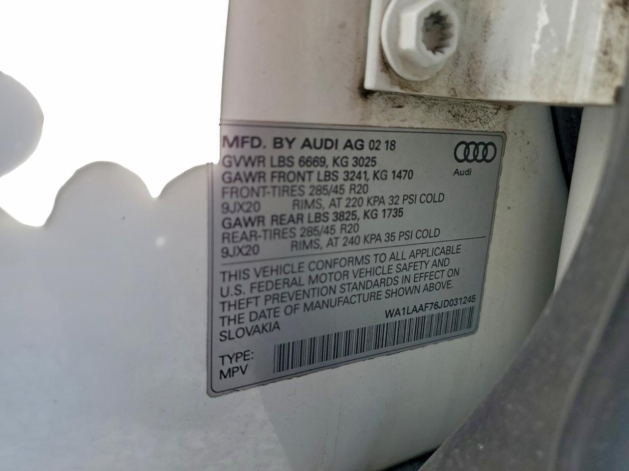 2018 AUDI Q7 PREMIUM PLUS photo 13