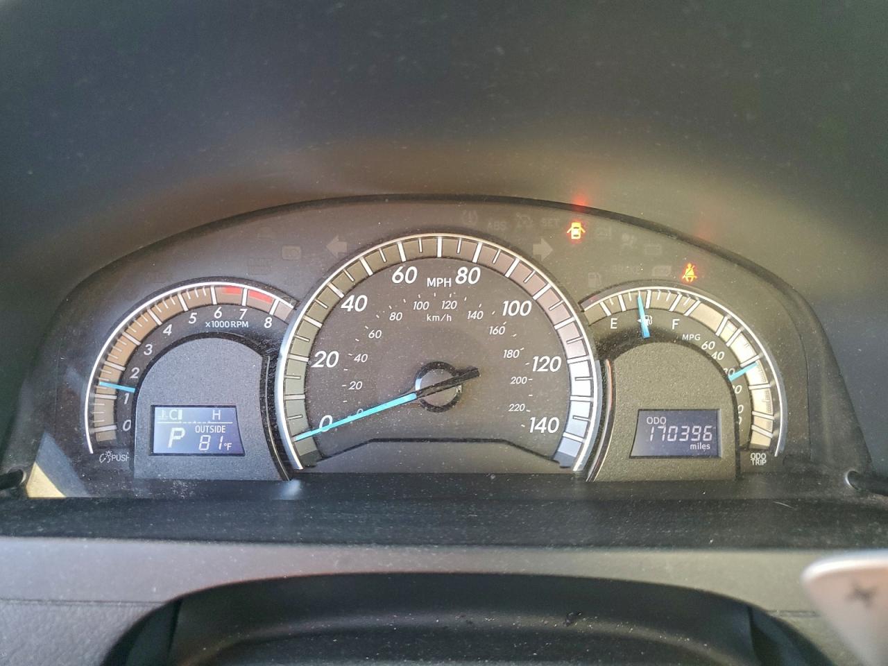 2012 TOYOTA CAMRY BASE photo 9