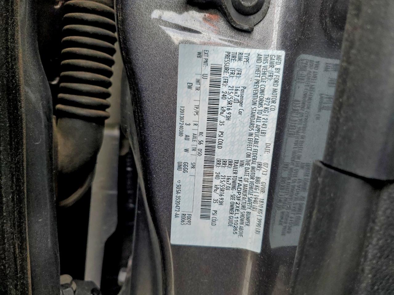 2014 FORD FOCUS SE photo 34