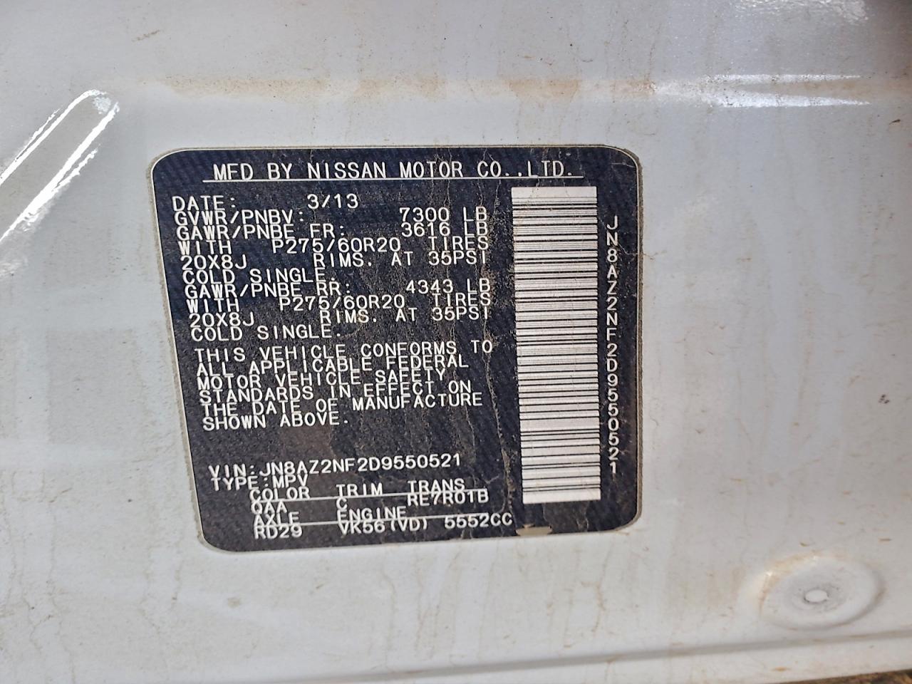2013 INFINITI QX56 photo 34