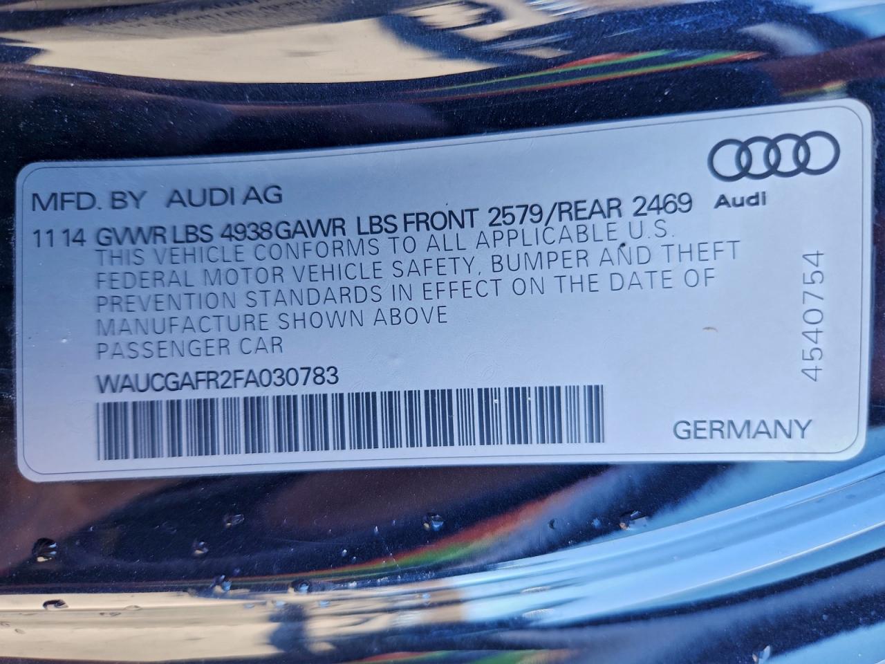 2015 AUDI S5 PREMIUM PLUS photo 23