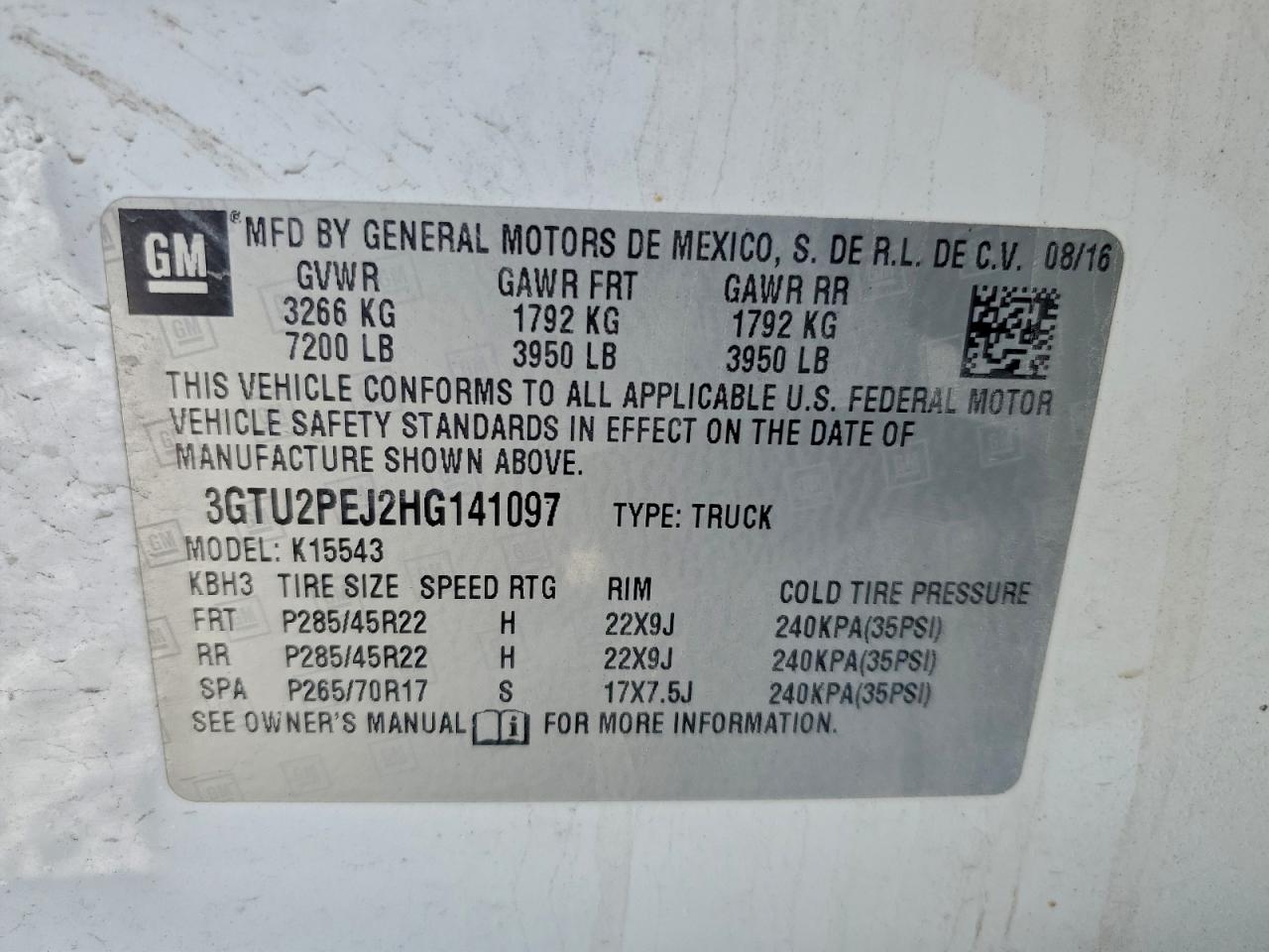 2017 GMC SIERRA K1500 DENALI photo 12