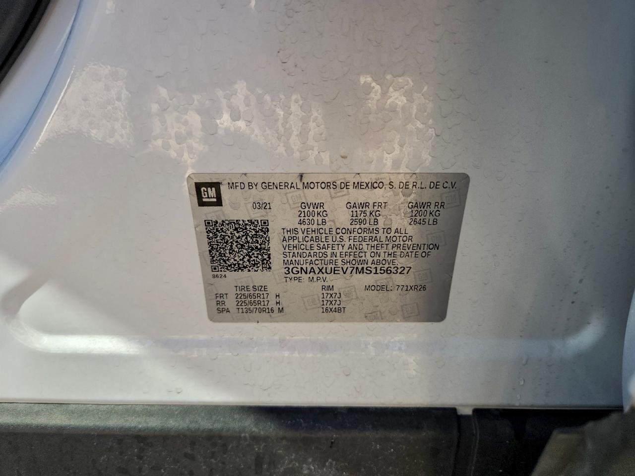 2021 CHEVROLET EQUINOX LT photo 27