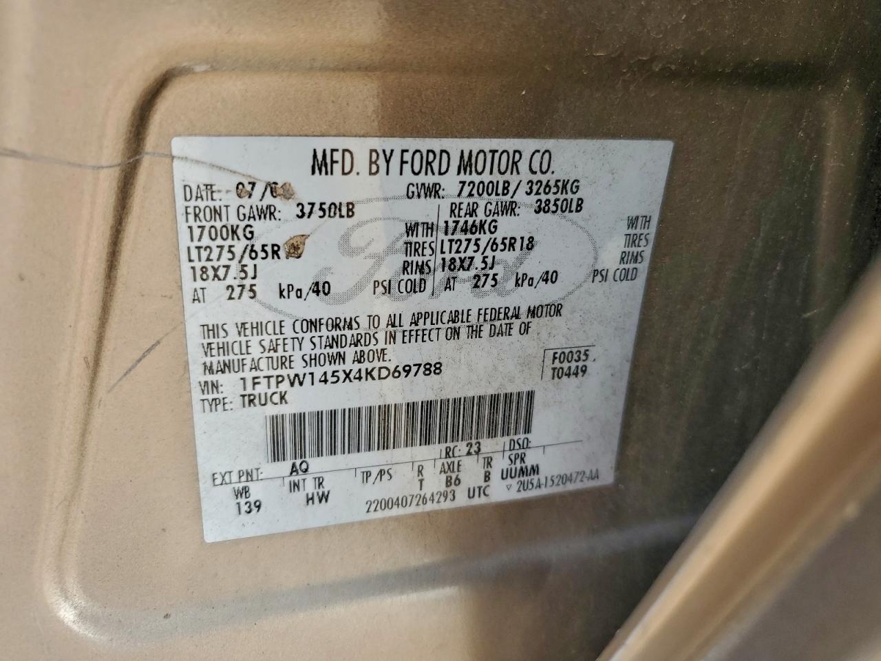2004 FORD F150 SUPERCREW photo 34