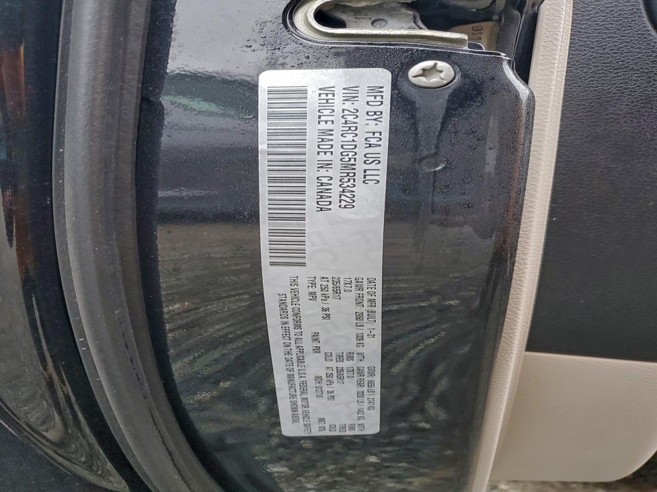 2021 CHRYSLER VOYAGER LXI photo 14