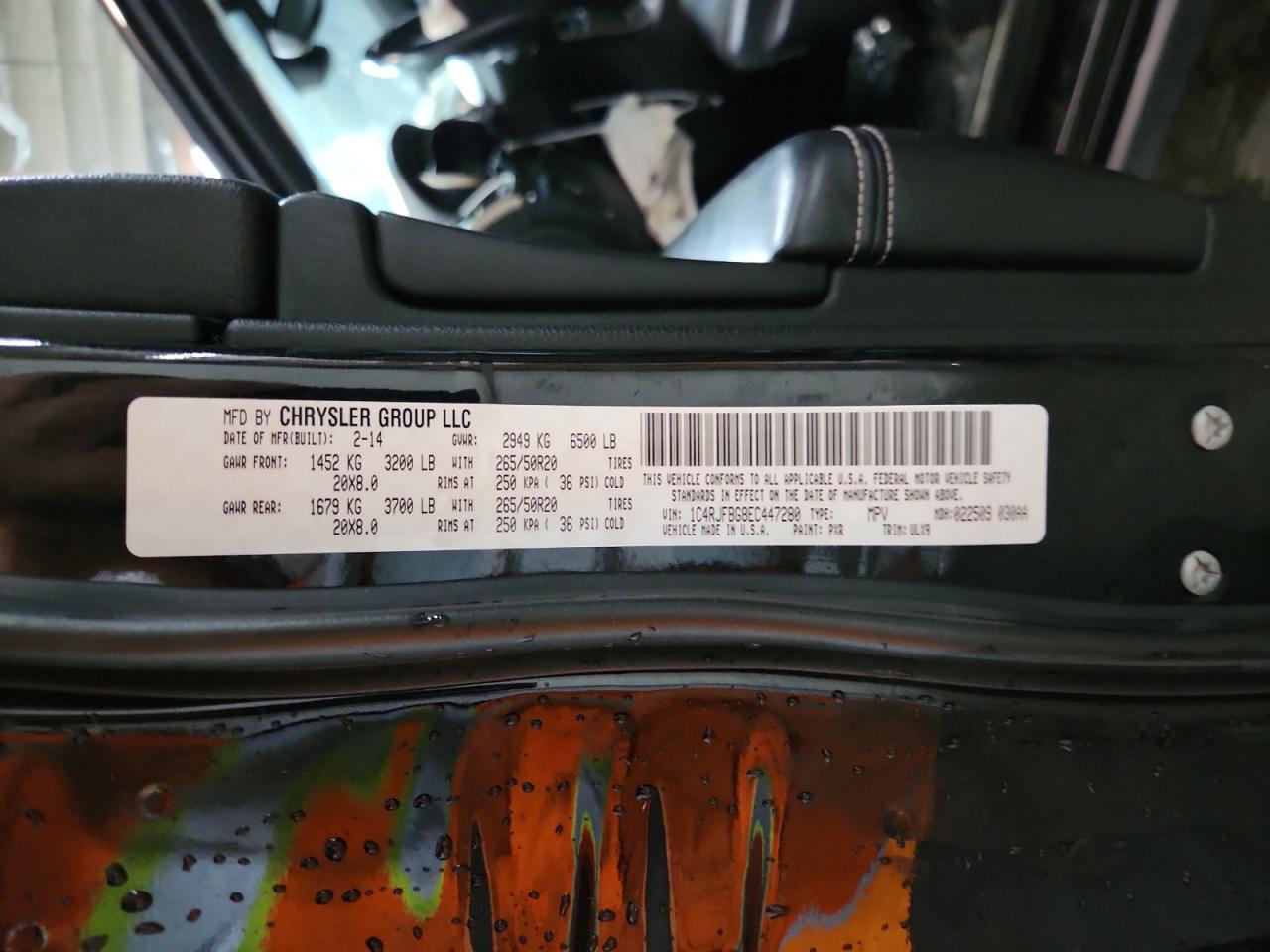 2014 JEEP GRAND CHEROKEE LIMITED photo 14