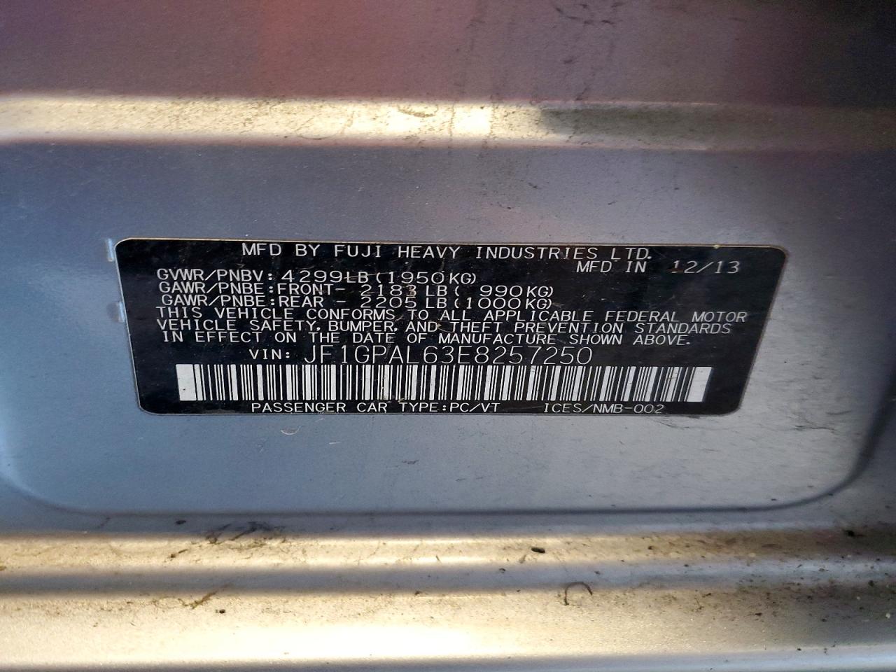 2014 SUBARU IMPREZA SPORT PREMIUM photo 23