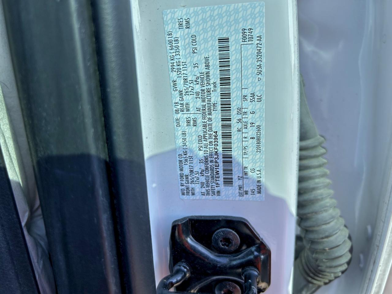 2018 FORD F150 SUPERCREW photo 25