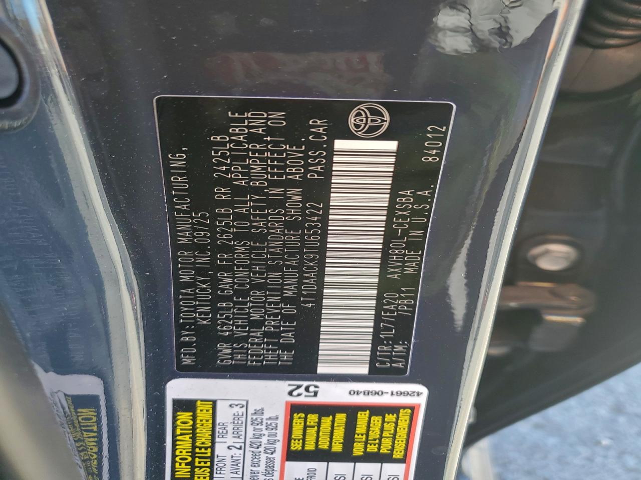 2026 TOYOTA CAMRY XSE photo 23