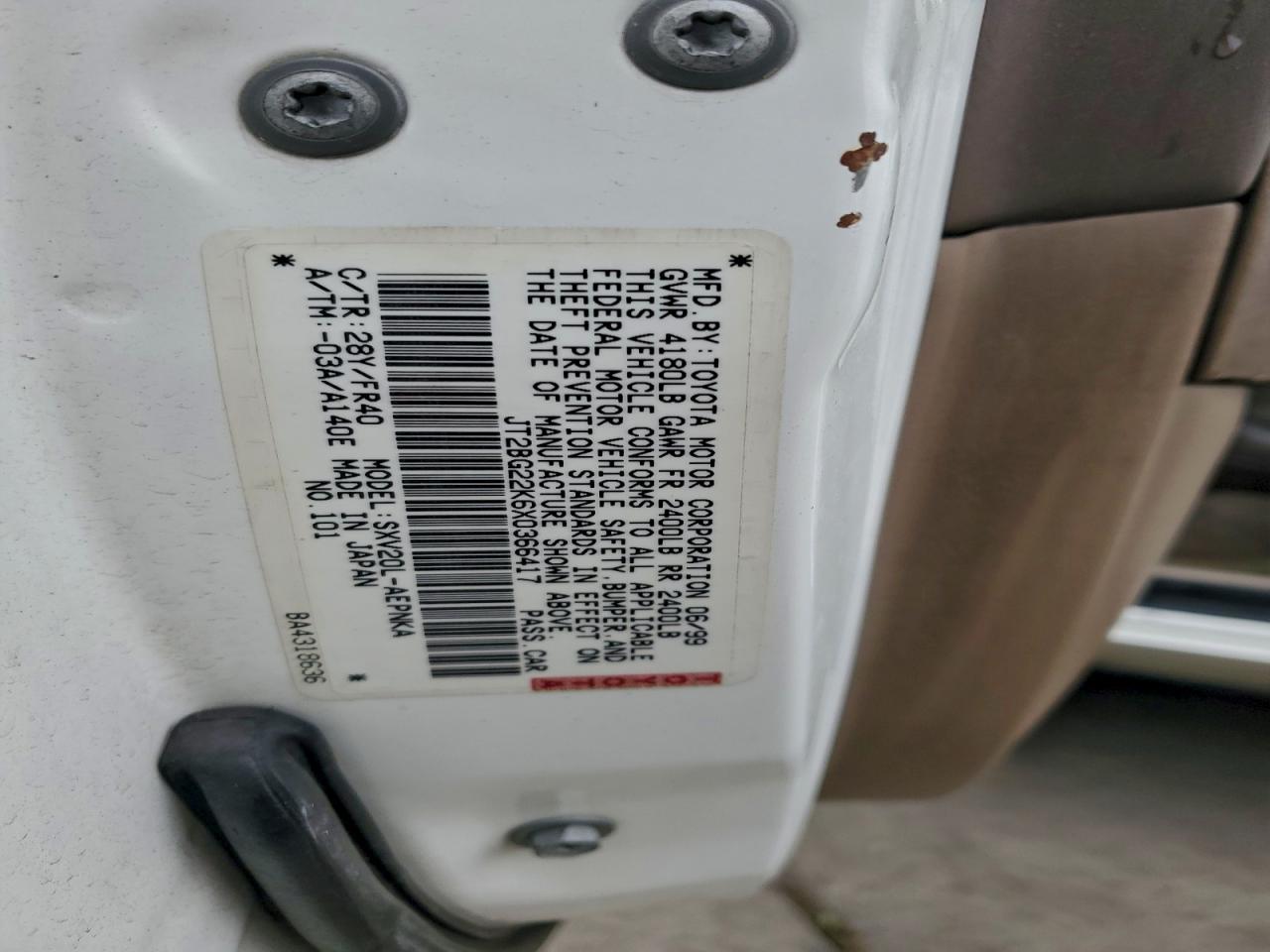 1999 TOYOTA CAMRY LE photo 23